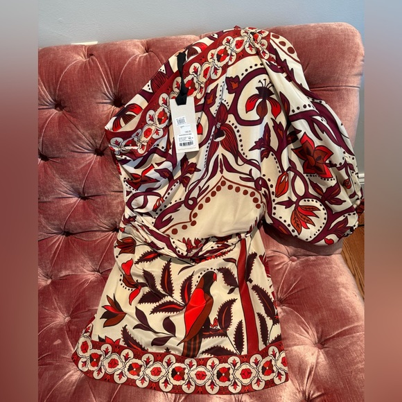 Johanna Ortiz One Shoulder Dress with Bold Print - Picture 8 of 10